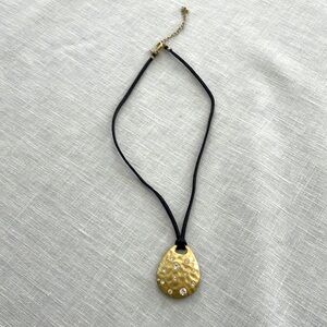 Lia Sophia gold and diamond necklace